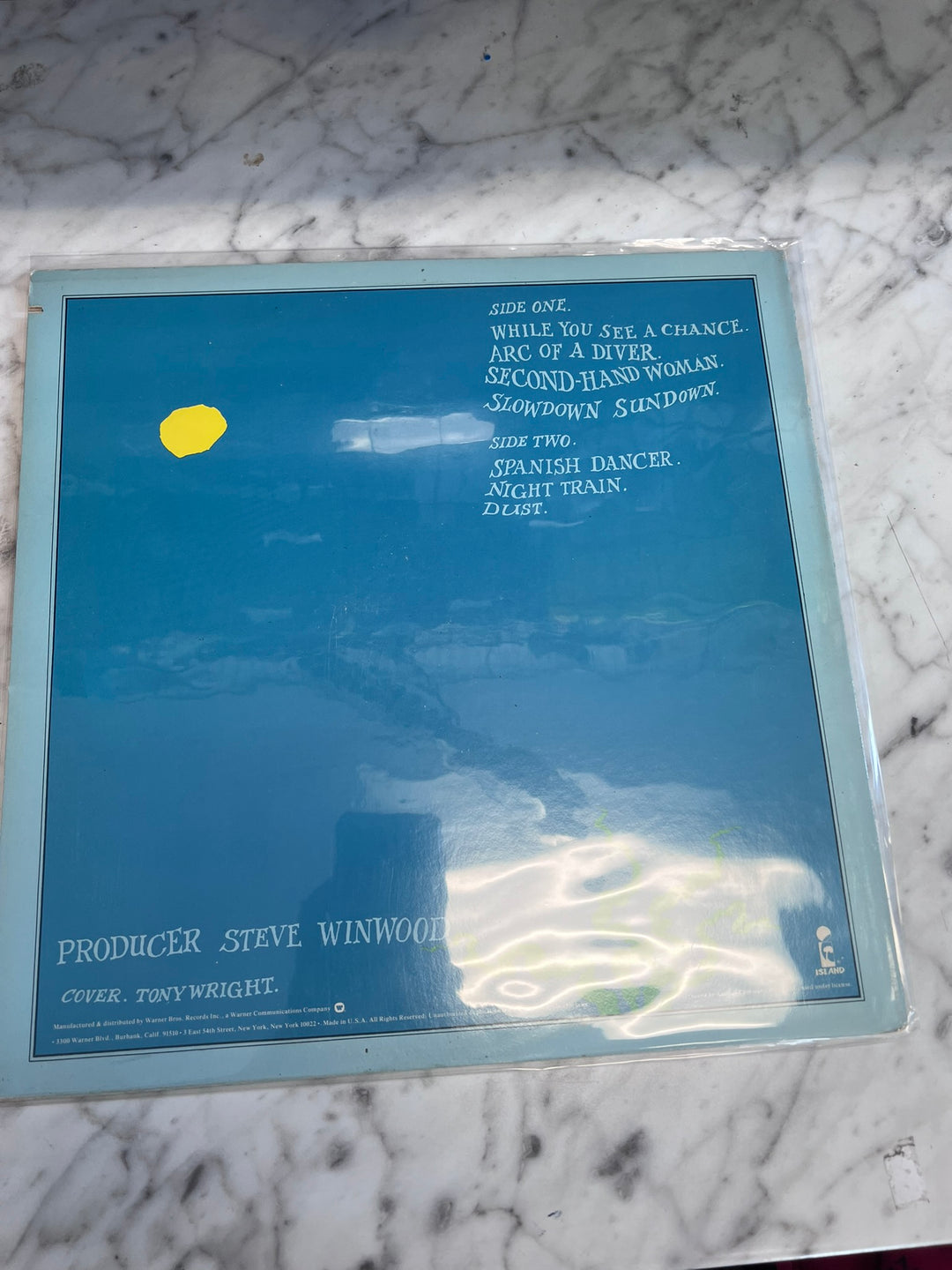 Steve Winwood - Arc of a Diver (NM Condition) Vinyl Record VR12126