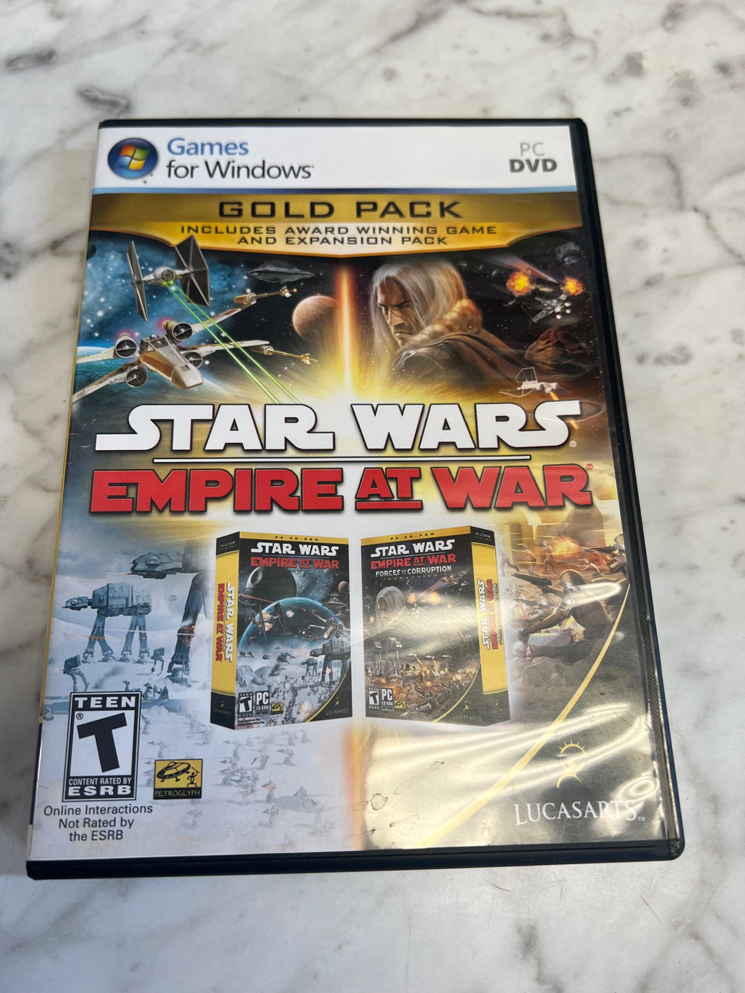 Star Wars Empire at War Gold Pack PC DVD-ROM PC7225