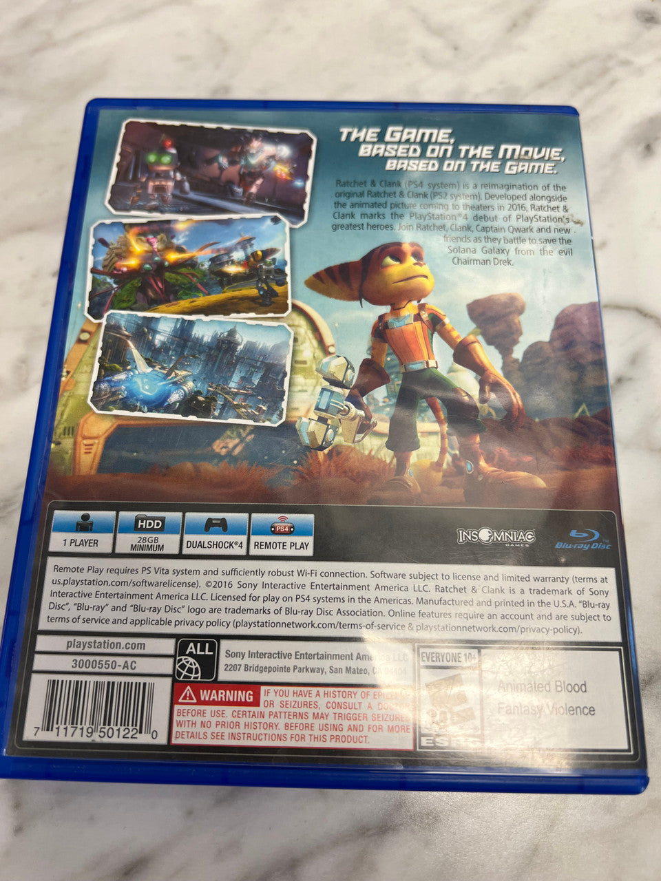 Ratchet & Clank PS4 Playstation 4 Complete Used