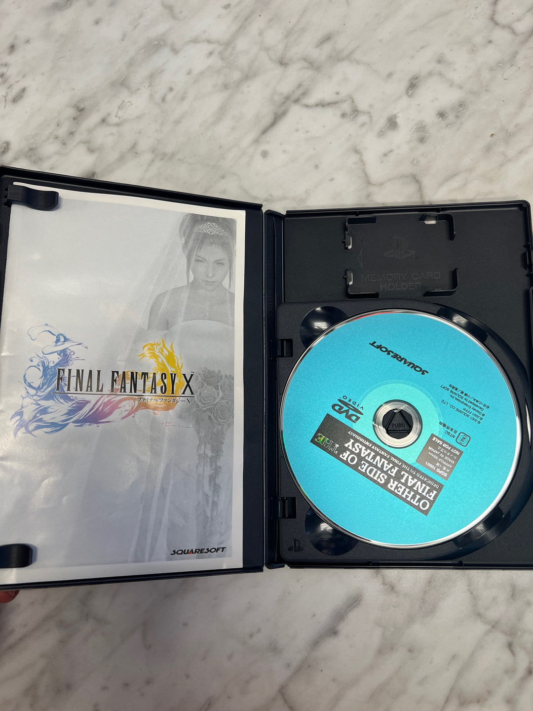 Final Fantasy X w/ extra disc JP PS2 Japan Import D7224