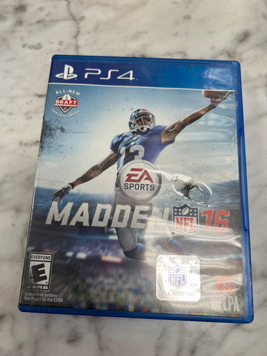 Madden NFL 16 PS4 Playstation 4 Used