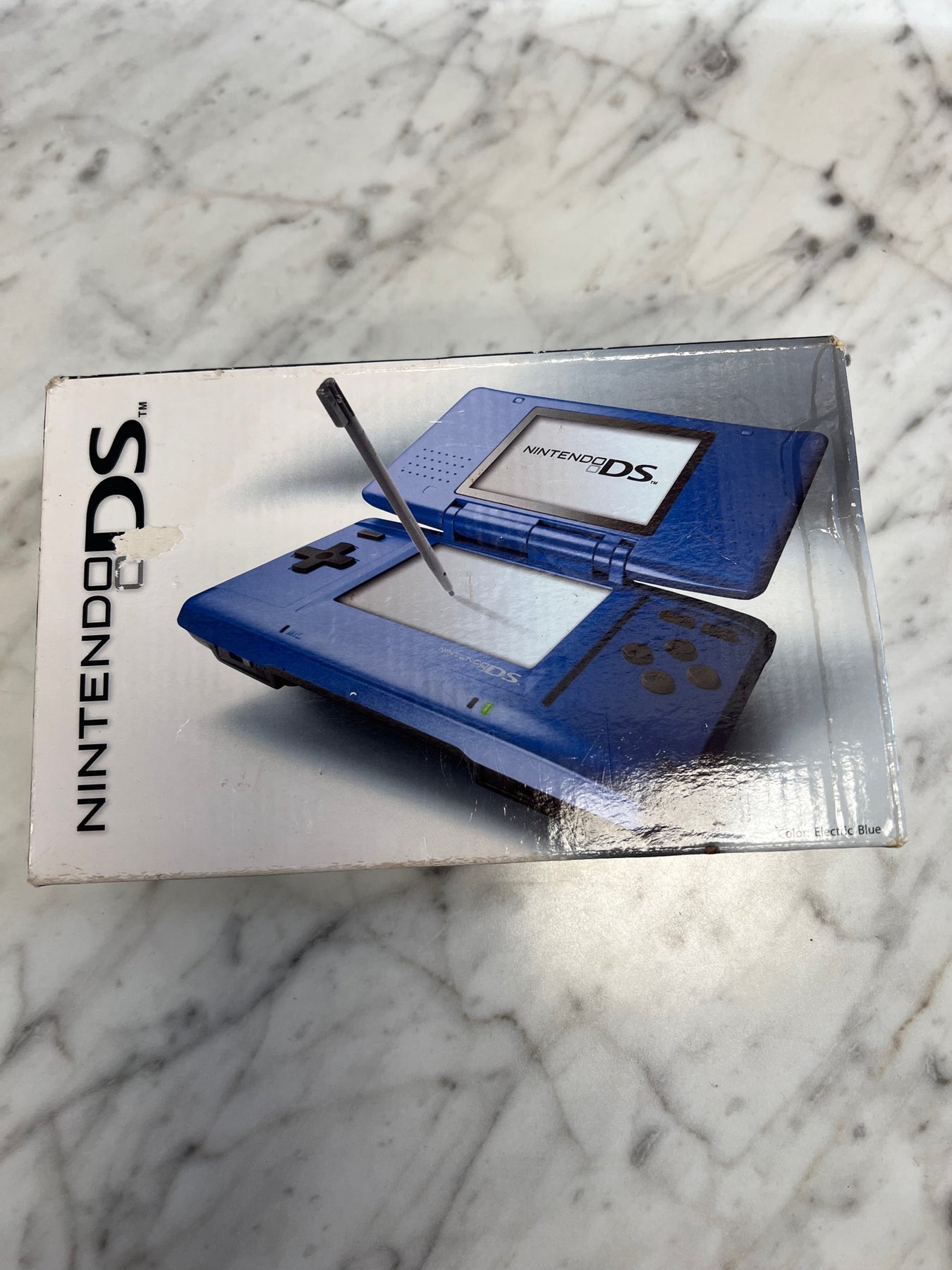 Nintendo DS in Blue deals with box