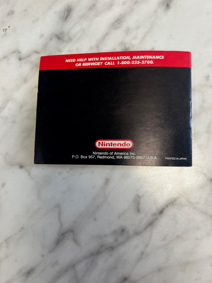 Tetris for Original Gameboy Manual ONLY    MO121724