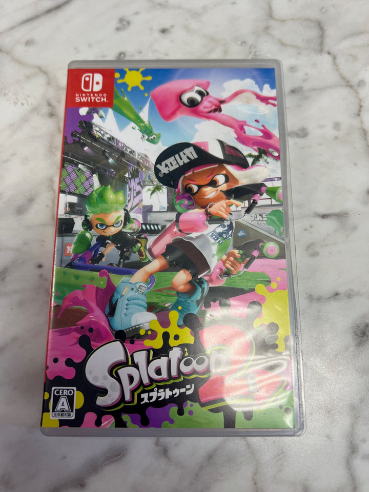 Nintendo Switch Splatoon 2 - Cartoon Used Japan Import D7224