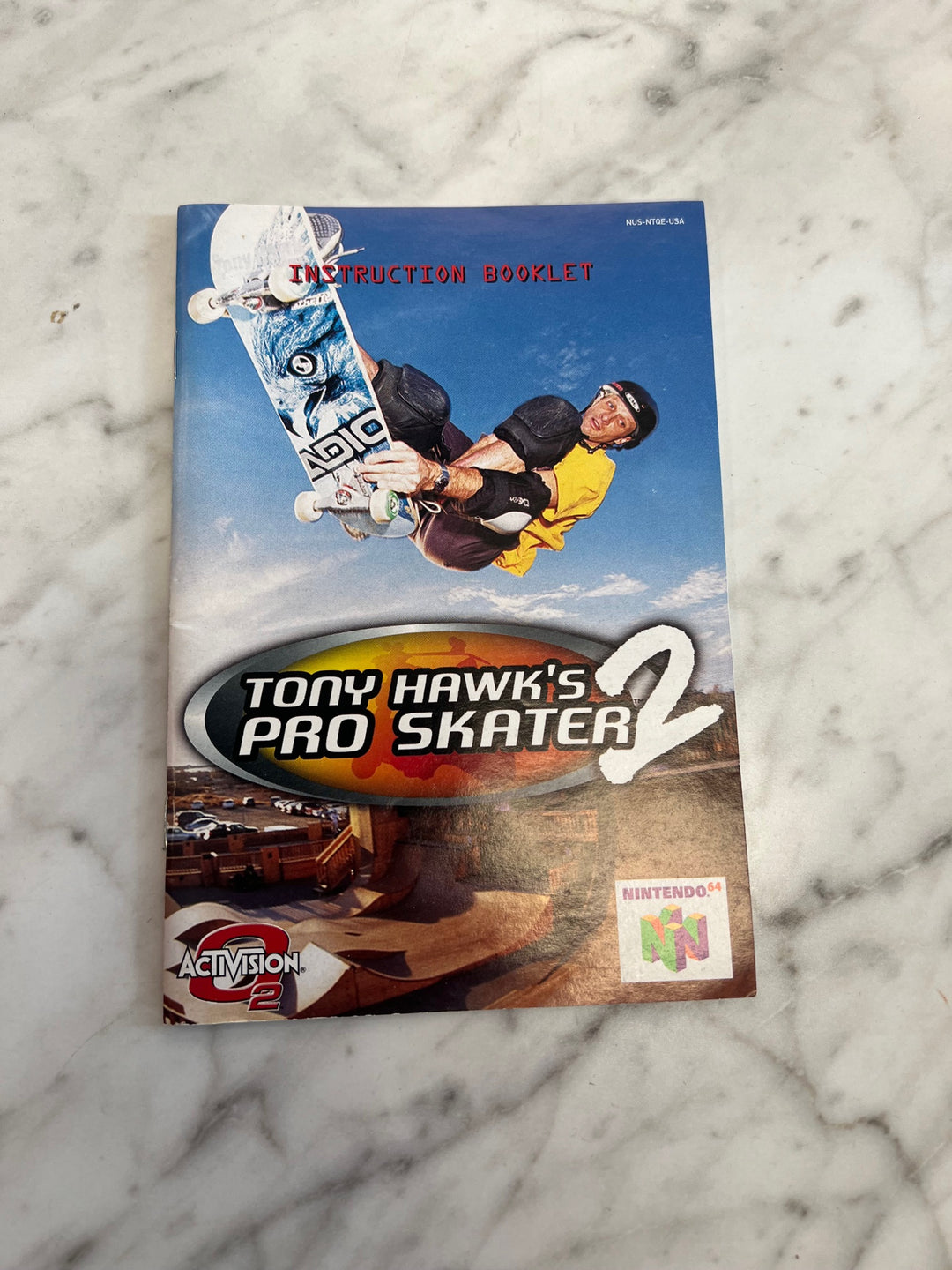 Tony Hawk's Pro Skater 2 for Nintendo 64 N64 Manual ONLY    MO121724