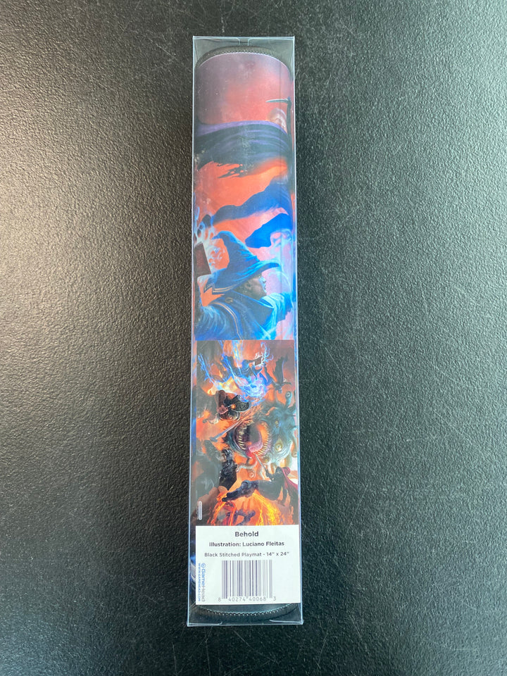 Gamehead Black Stitched 14 x 24 Illustrated Playmat