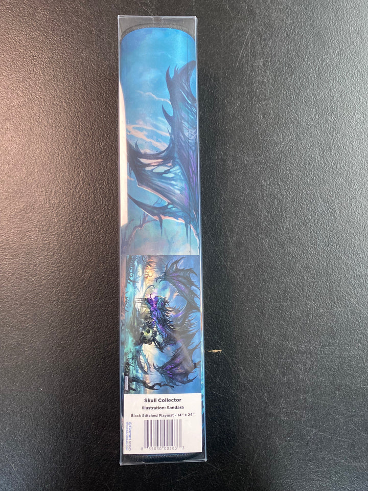 Gamehead Black Stitched 14 x 24 Illustrated Playmat