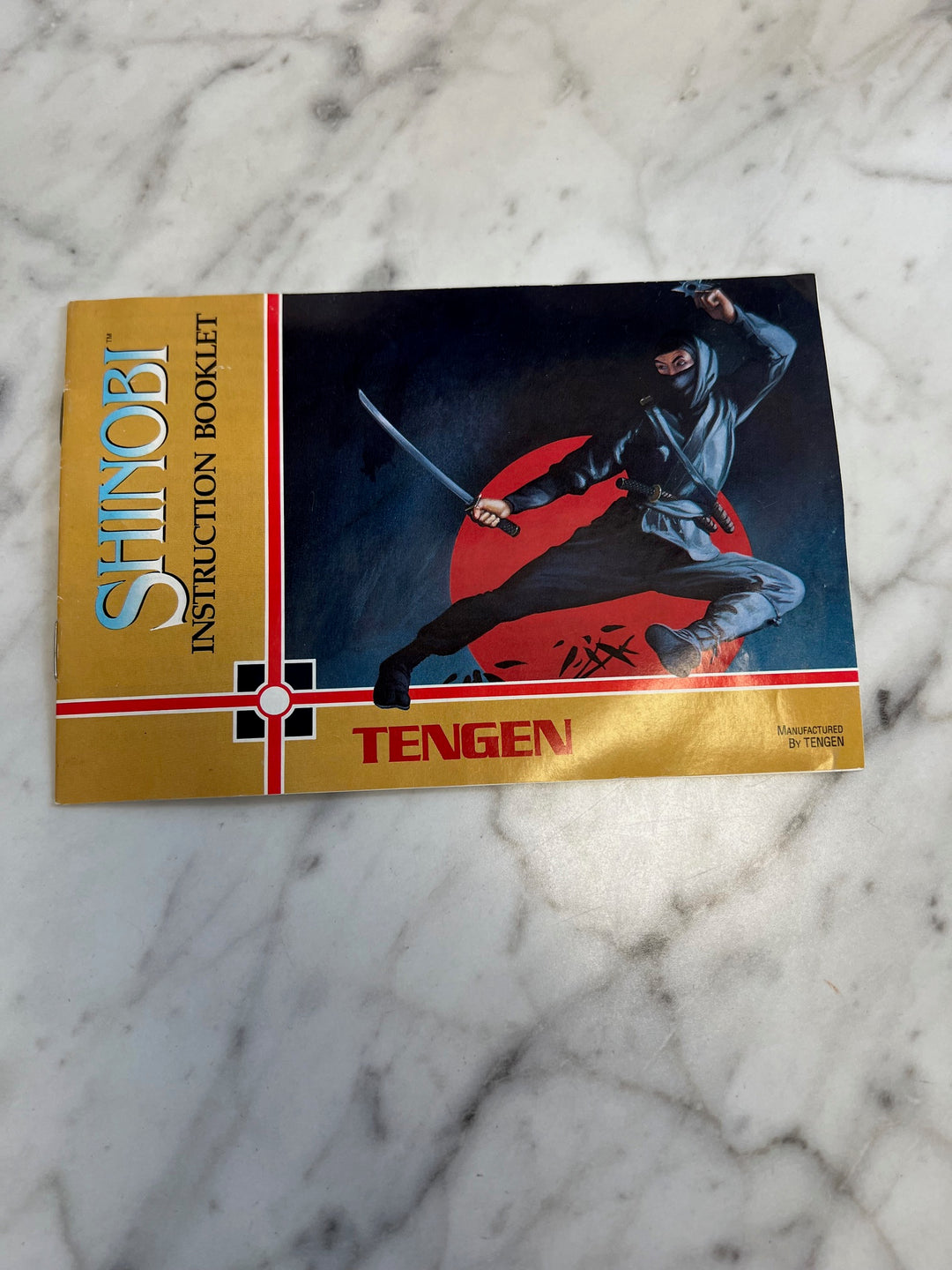 Shinobi (Tengen) for Original Nintendo NES Manual ONLY    MO121724