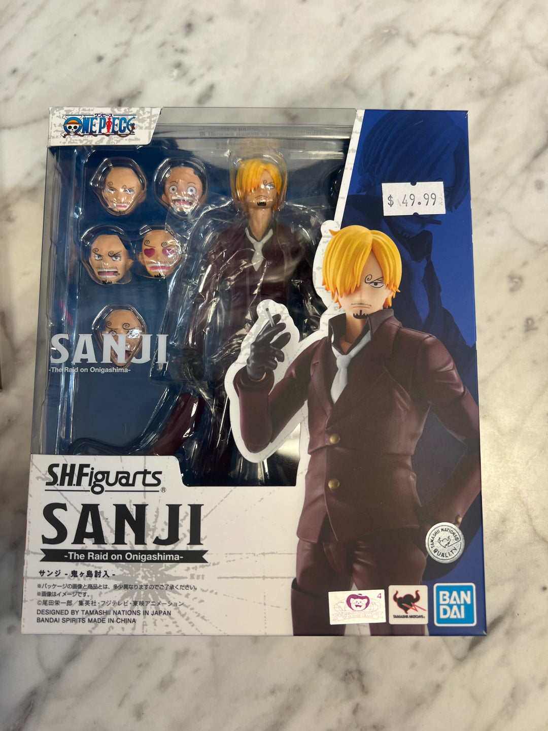 USED Tamashii One Piece: Sanji S.H. Figuarts Action Figure T63025