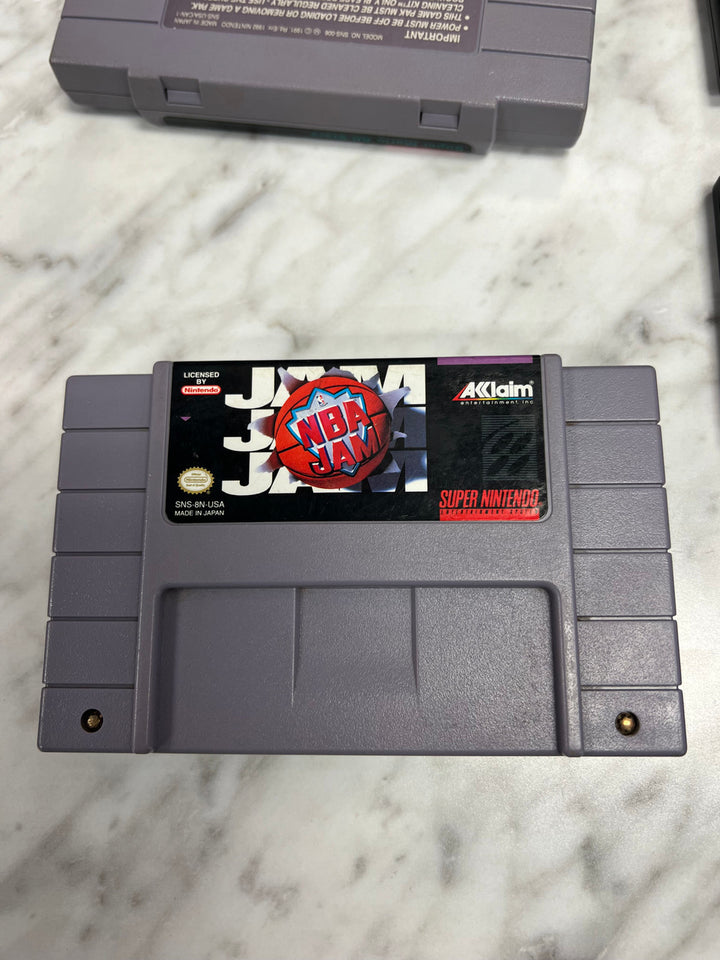 NBA Jam SNES Super Nintendo Cart only tested and working