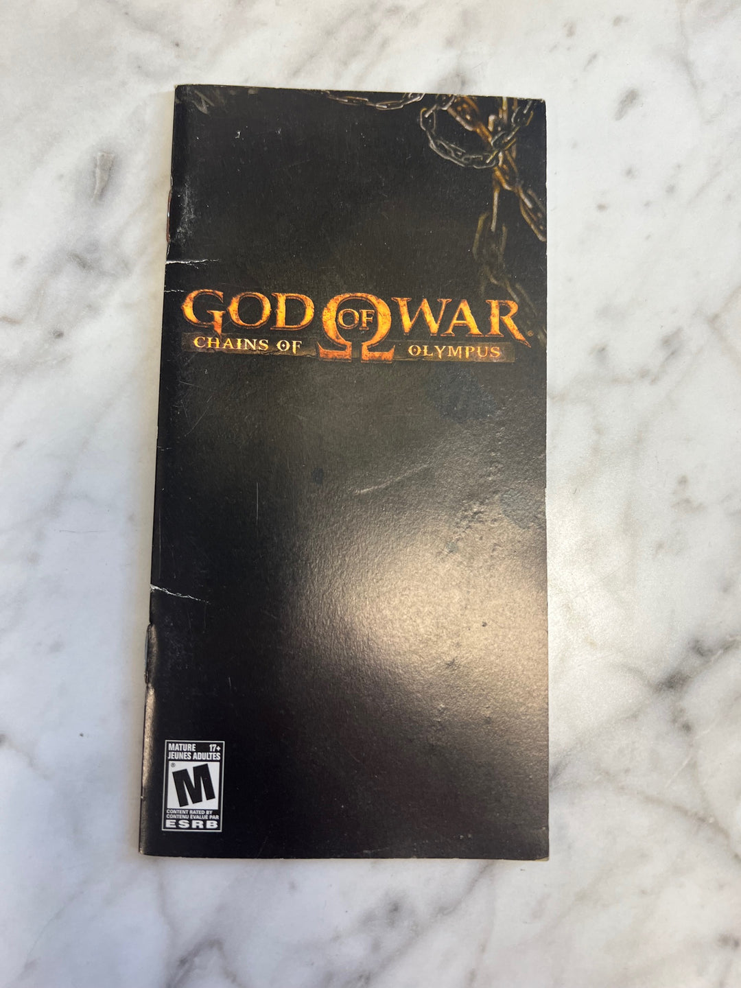God of War Chains of Olympus for PSP Playstation Portable Manual ONLY    MO121724