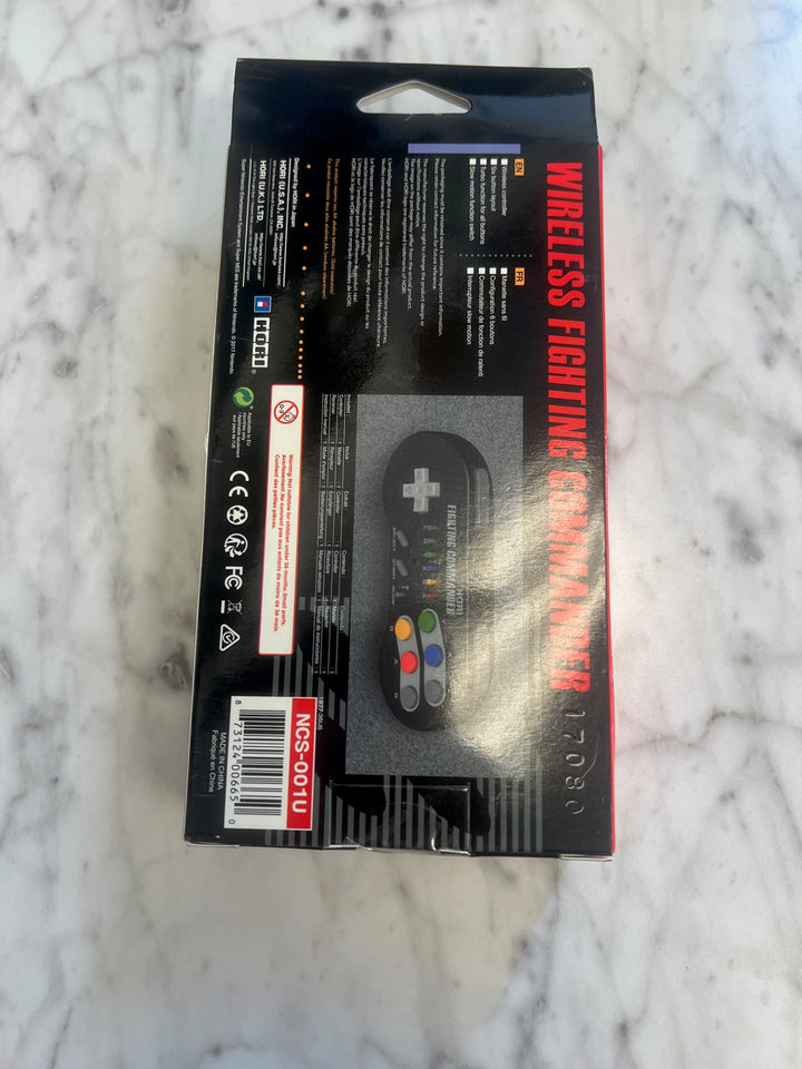 SNES Classic Edition Fighting Commander Wireless Controller HORI NCS-001U DN91524