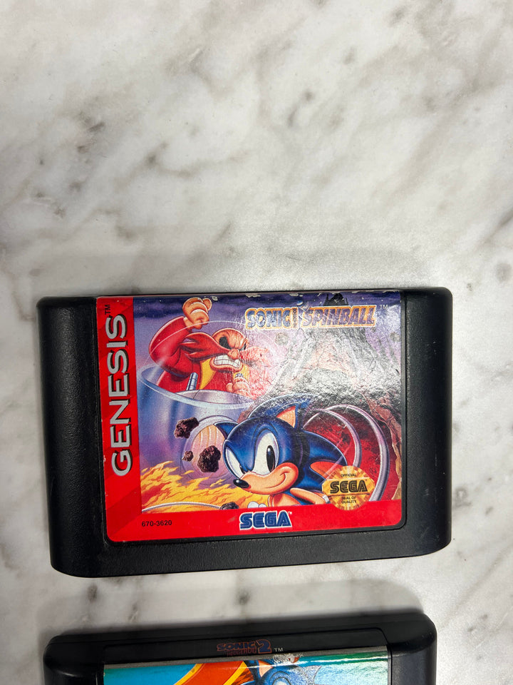 Sonic Spinball Sega Genesis cart only tested and working