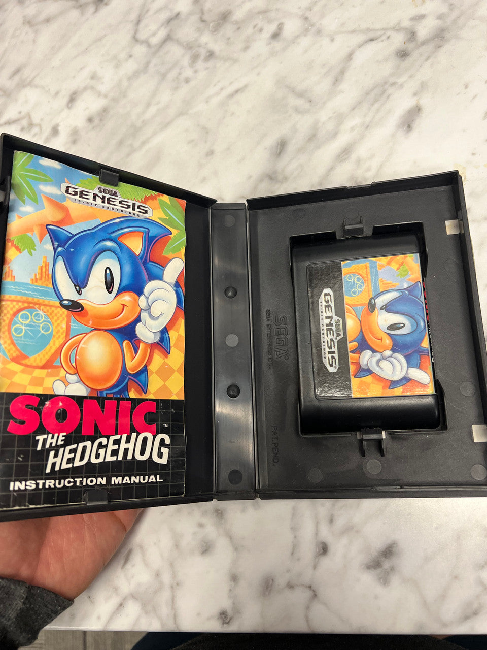 Sonic The Hedgehog Original Sega Genesis Complete used