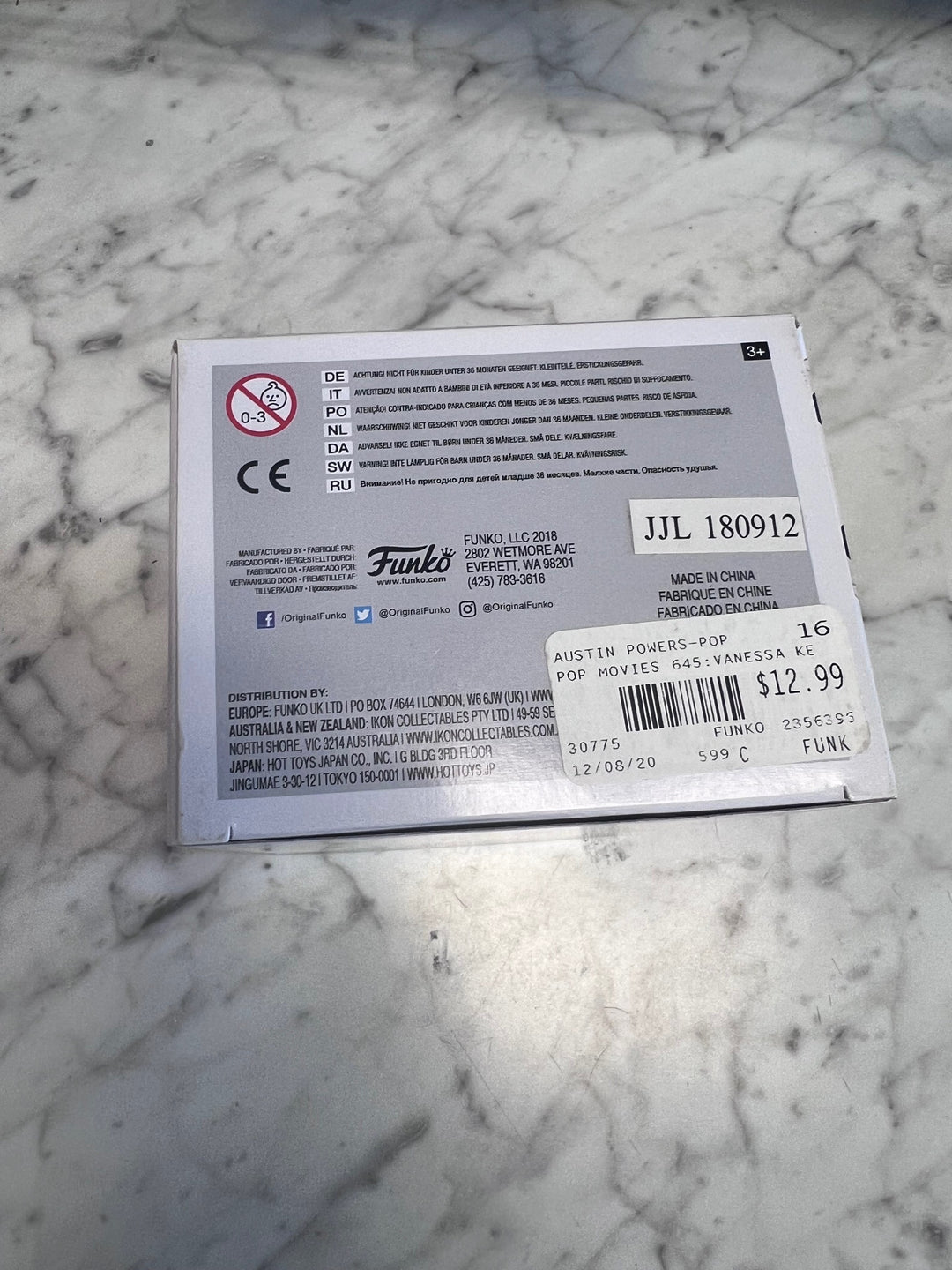 Funko Pop! Vanessa Kensington #645 Austin Powers  FP93025