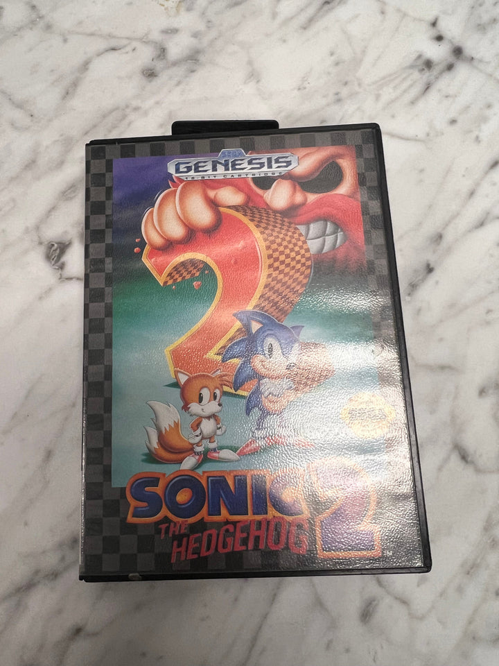 Sonic the Hedgehog 2 Sega Genesis Tested Working Case and Cartridge only used