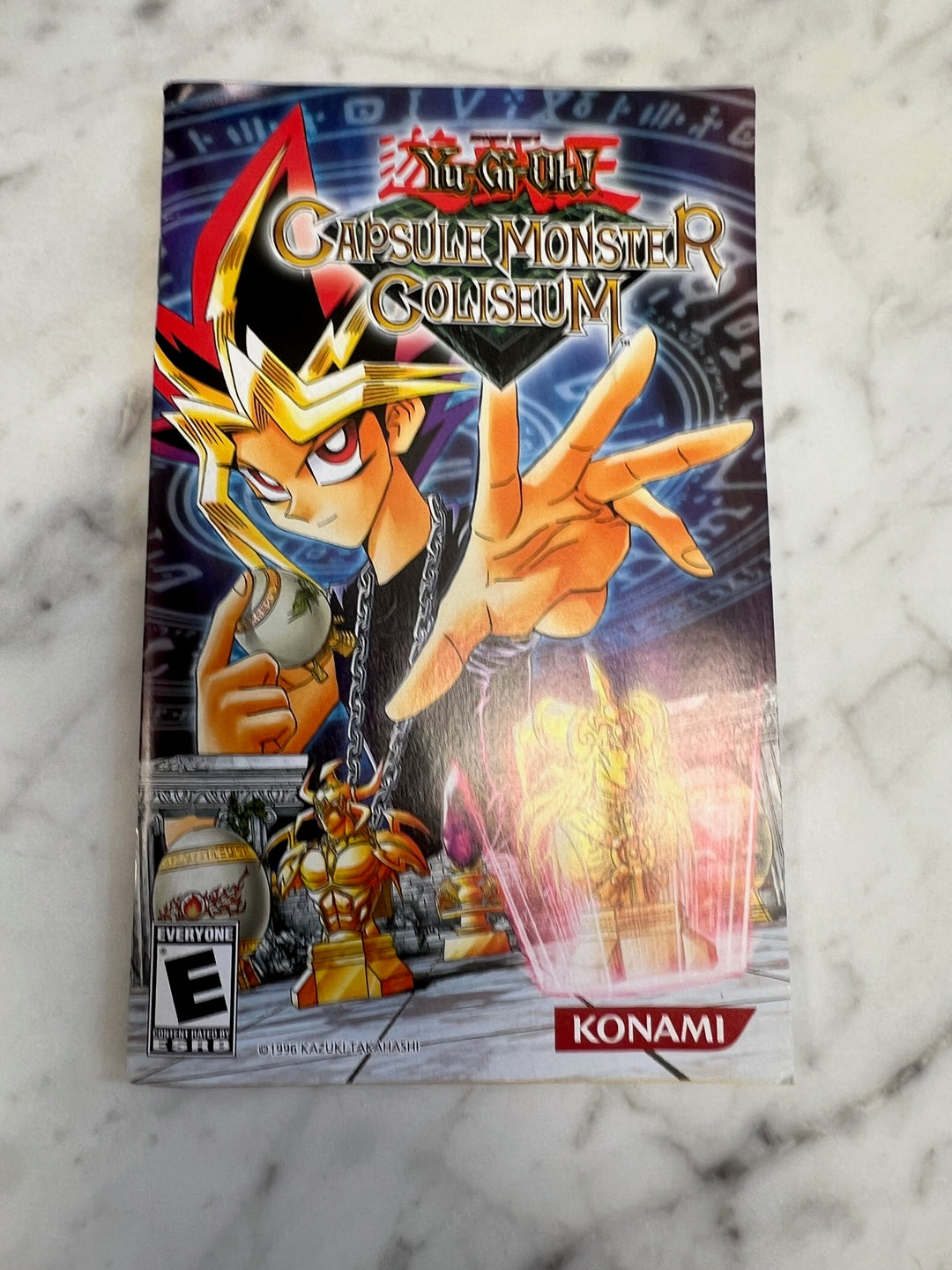 Yu-Gi-Oh! Capsule Monster Coliseum for Playstation 2 PS2 Manual ONLY   MO121724