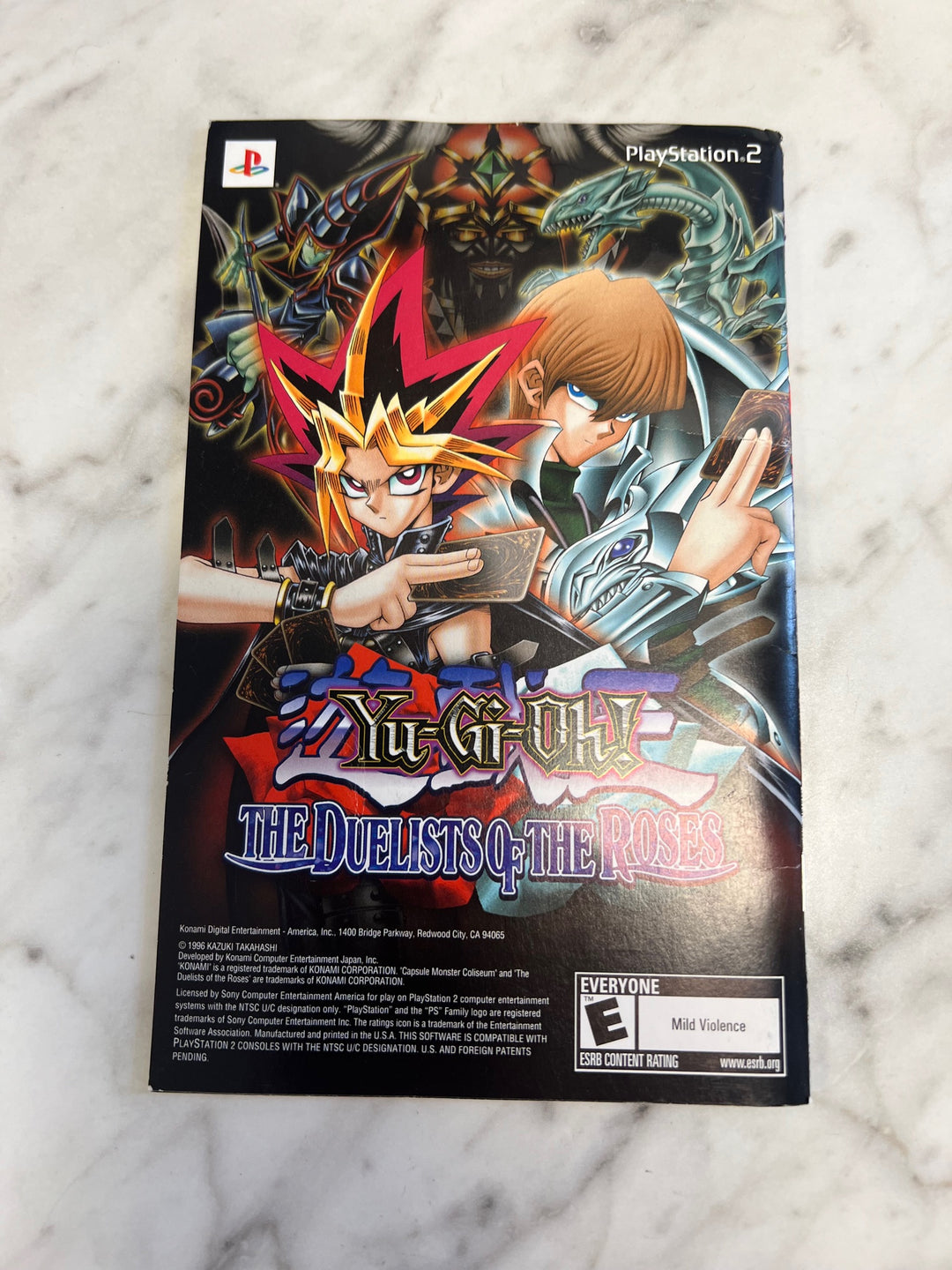 Yu-Gi-Oh! Capsule Monster Coliseum for Playstation 2 PS2 Manual ONLY   MO121724