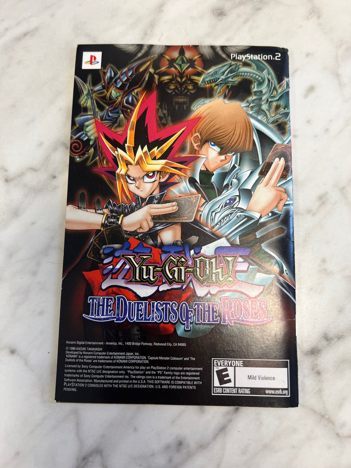 Yu-Gi-Oh! Capsule Monster Coliseum for Playstation 2 PS2 Manual ONLY   MO121724