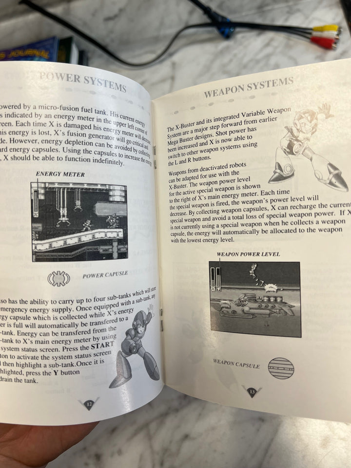 Mega Man X SNES Super Nintendo Manual ONLY   MO102026
