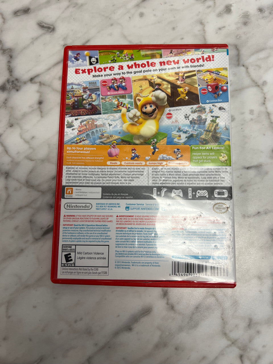 Super Mario 3D World Nintendo Wii U Complete Used