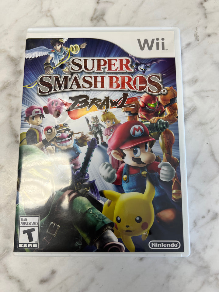 Super Smash Bros Brawl Nintendo Wii CASE ONLY NO GAME  C4925