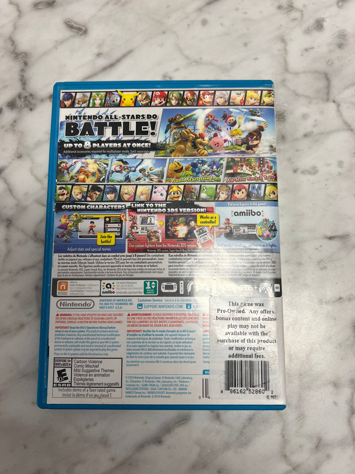 Super Smash Bros for Wii U Complete used