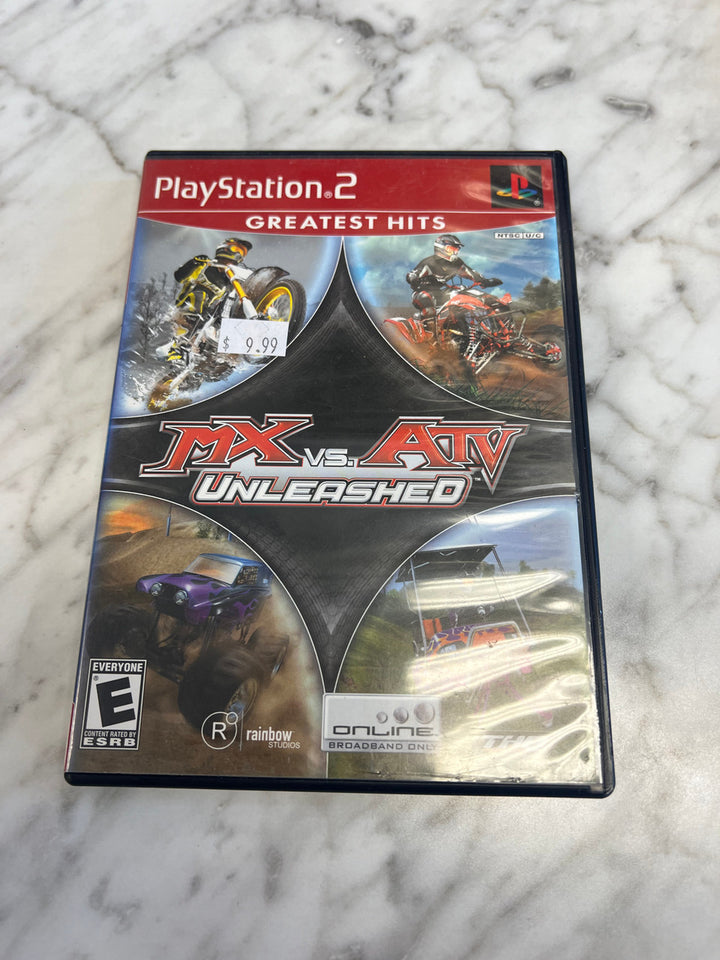 MX Vs ATV Unleashed PS2 Playstation 2 Used Complete