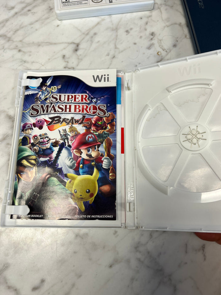 Super Smash Bros Brawl Nintendo Wii CASE AND MANUAL ONLY NO GAME  C4925