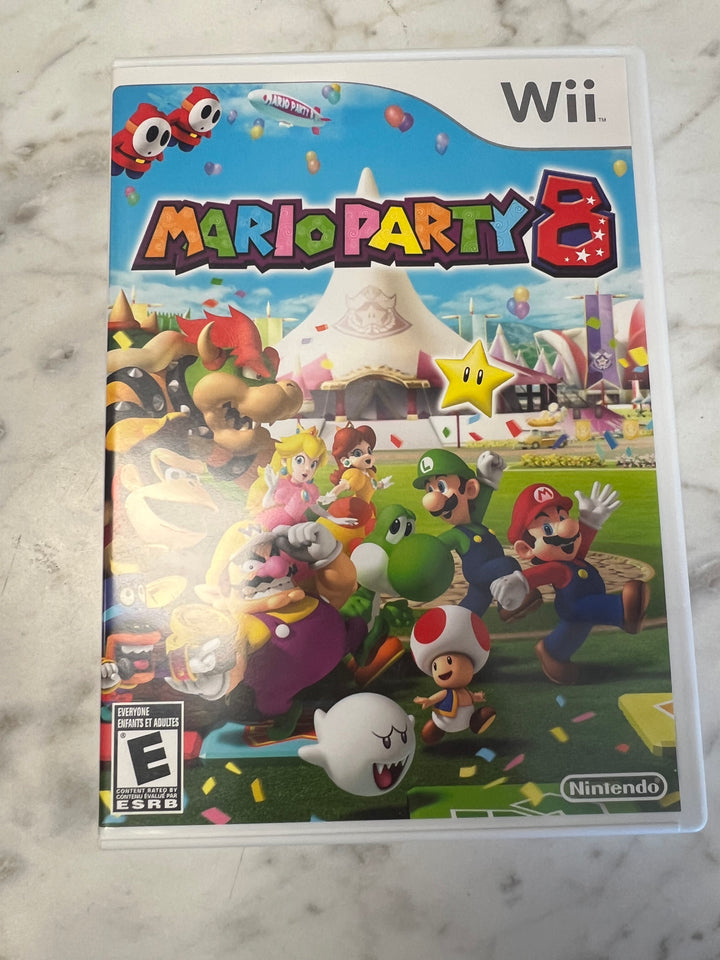 Mario Party 8 Nintendo Wii CASE AND MANUAL ONLY NO GAME  C4925