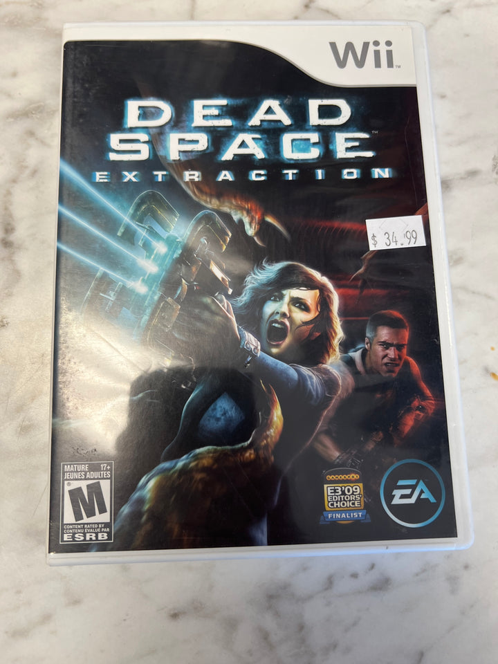 Dead Space Extraction Nintendo Wii CASE AND MANUAL ONLY NO GAME  C4925
