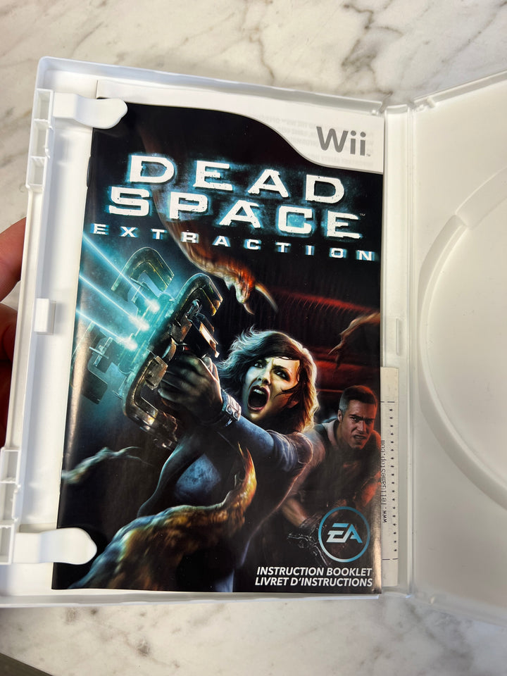 Dead Space Extraction Nintendo Wii CASE AND MANUAL ONLY NO GAME  C4925