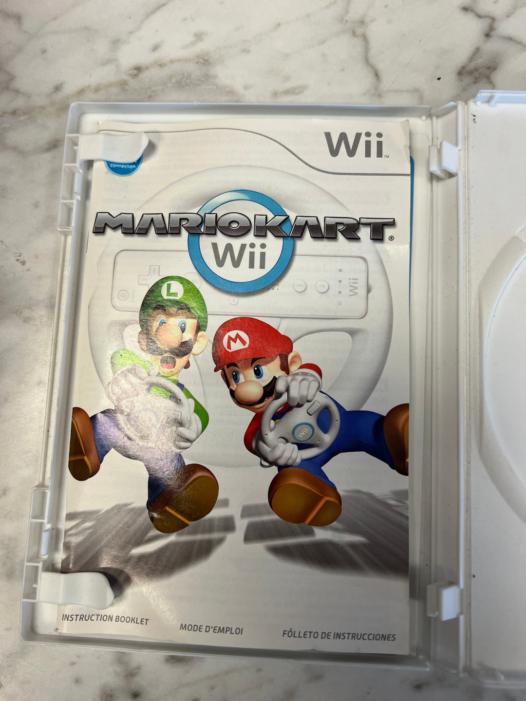 Mario Kart Wii Nintendo Wii CASE AND MANUAL ONLY NO GAME  C4925