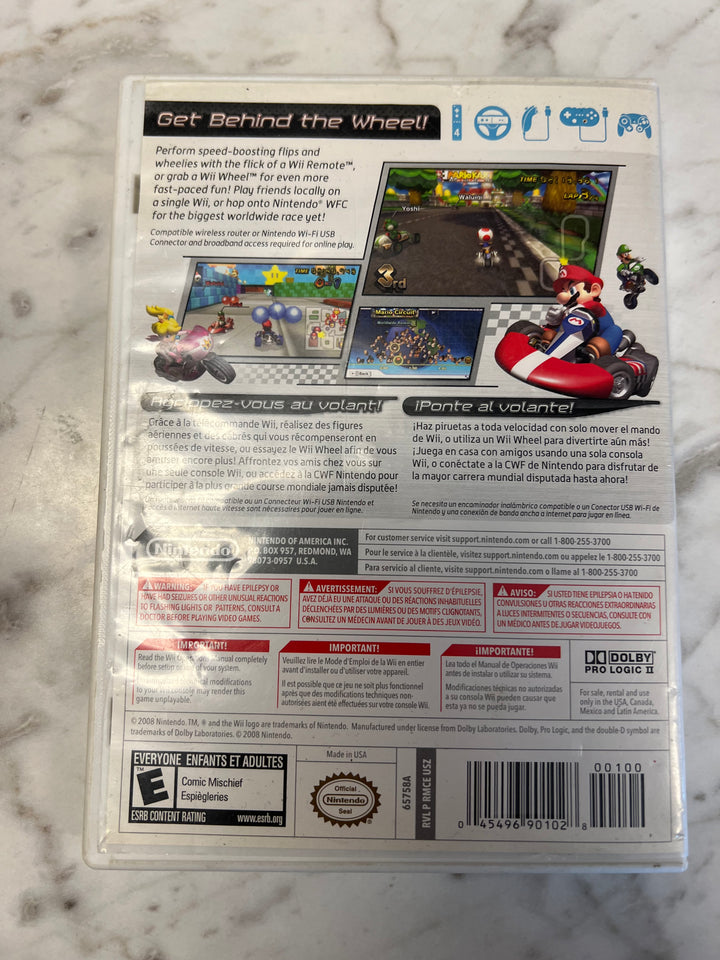 Mario Kart Wii Nintendo Wii CASE AND MANUAL ONLY NO GAME  C4925