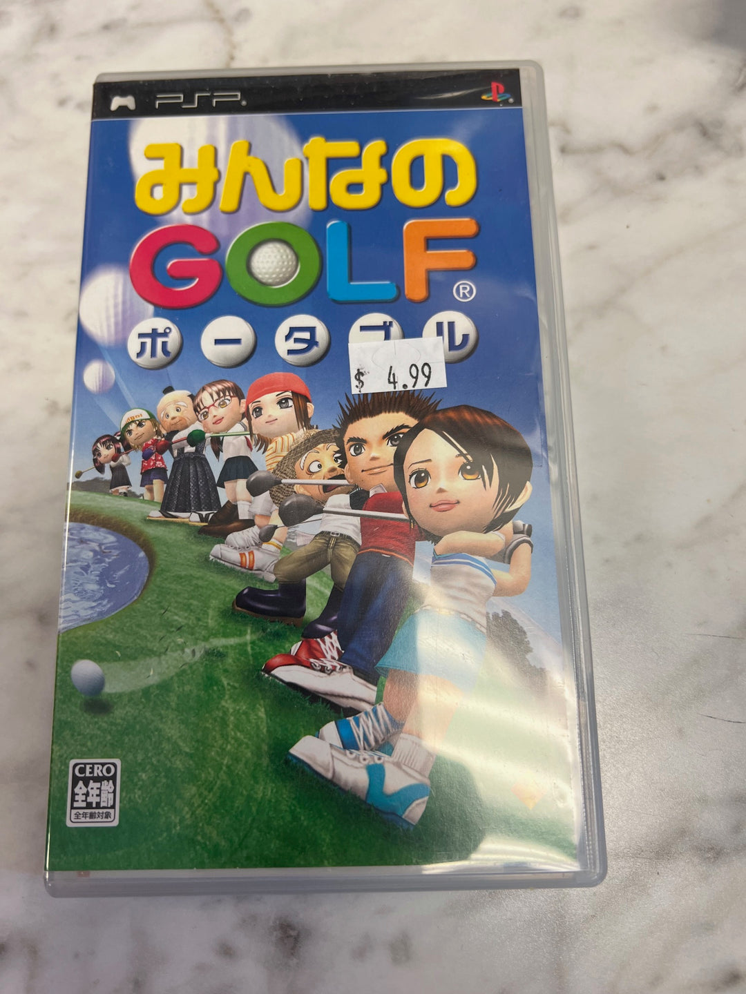 Minna no Golf Portable (Sony Playstation Portable PSP, 2005) Japan Import Japan D7224