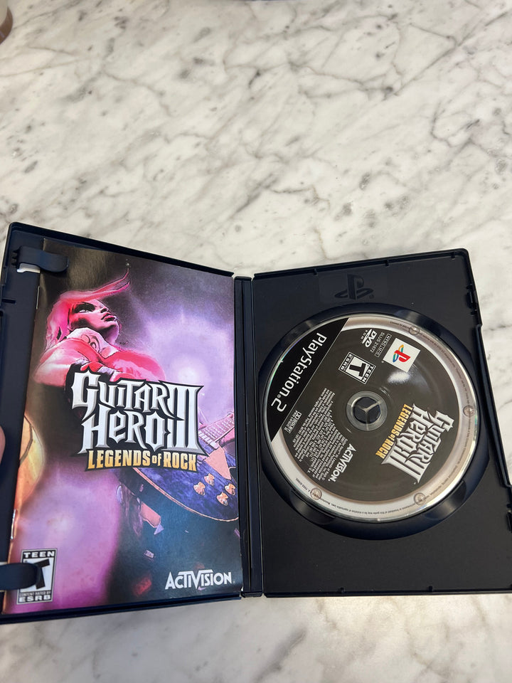Guitar Hero III Legends of Rock Not for Resale NFR Playstation 2 PS2 Complete used