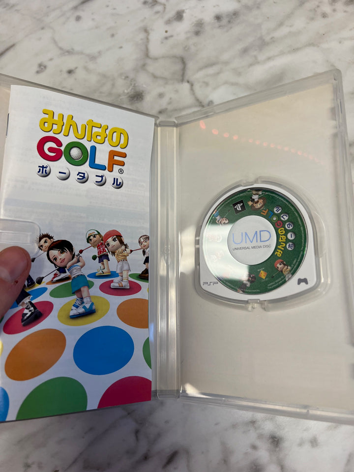 Minna no Golf Portable (Sony Playstation Portable PSP, 2005) Japan Import Japan D7224