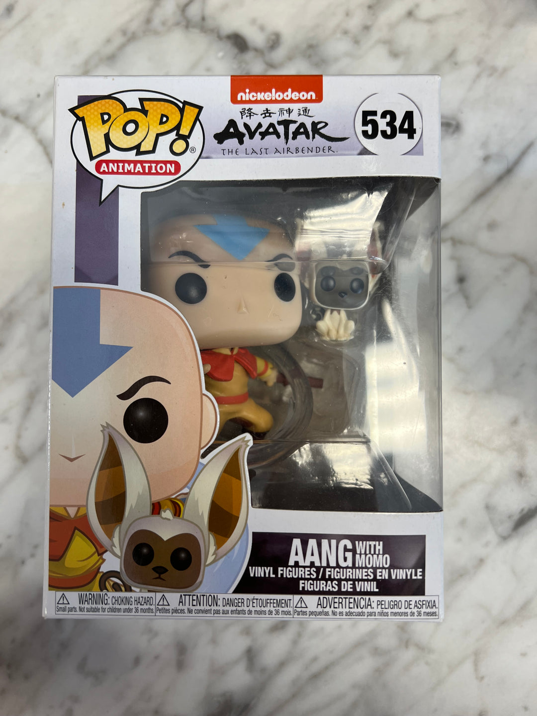 Funko Pop! Aang with Momo #534 Avatar the Last Airbender   FP121824