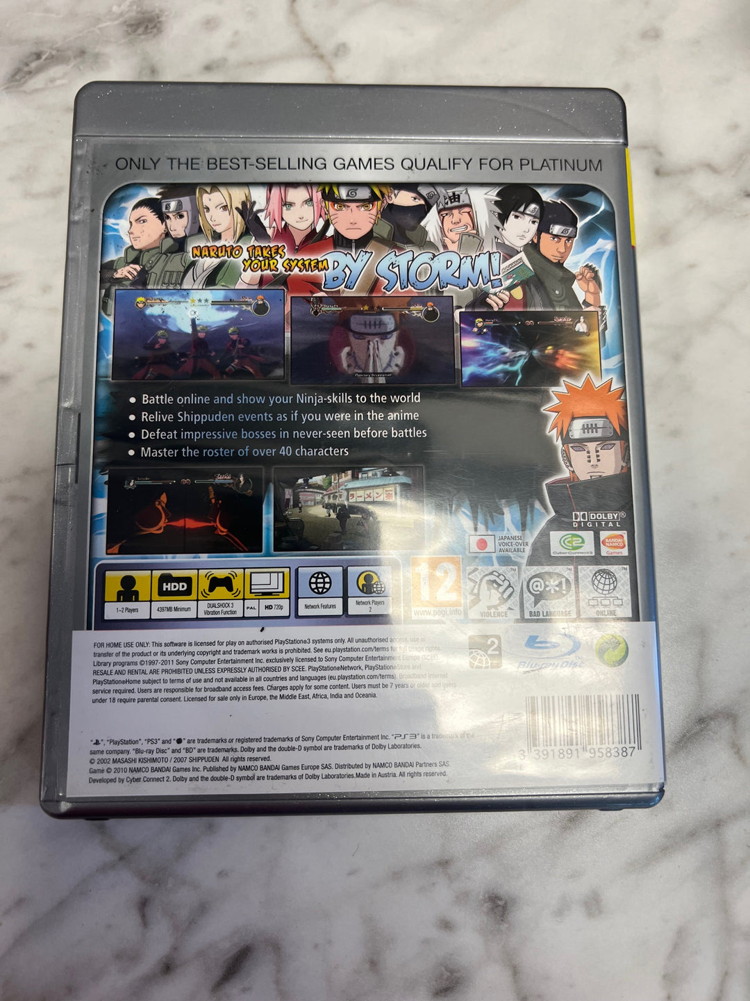 Naruto Shippuden Ultimate Ninja Storm 2 PAL Version D7224