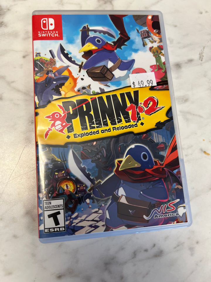 Prinny 1+2 Just Desserts Edition Nintendo Switch Missing Game Cart   C4925