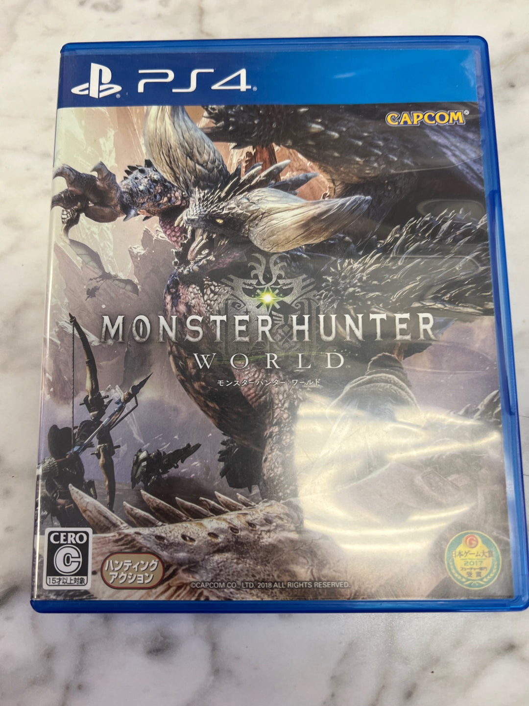 Monster Hunter World Playstation 4 Japanese Version JP D7224