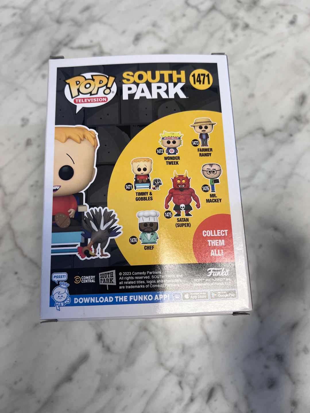 Funko Pop! Timmy and Gobbles #1471 South Park  FP93025