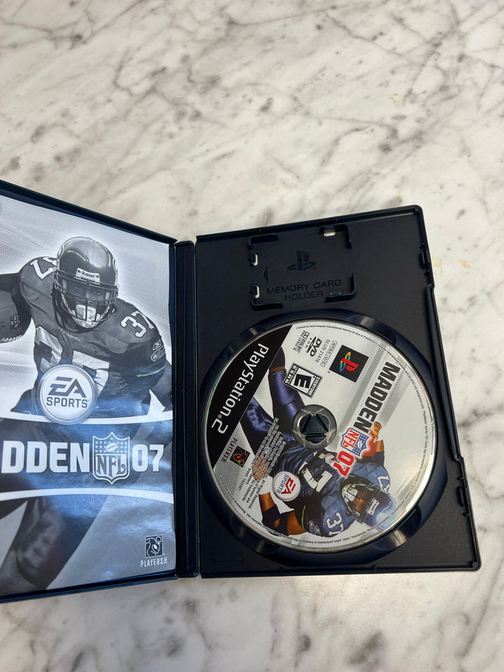 Madden NFL 07 Playstation 2 PS2 Complete used