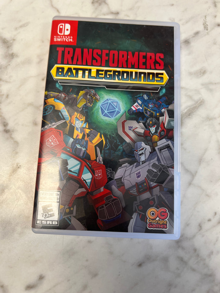Transformers Battlegrounds Nintendo Switch Case Only NO GAME   C4925