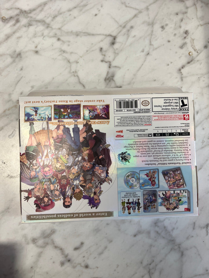 Rune Factory 5 Earthmate Edition  Nintendo Switch Missing Game   C4925