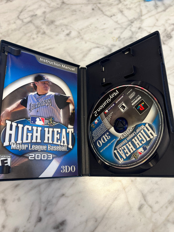High Heat Major League Baseball 2003 PS2 Playstation 2 Complete