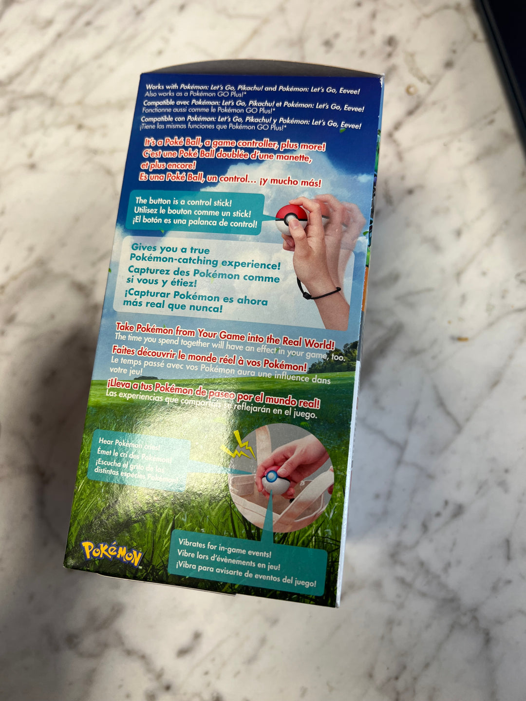 Pokemon Let's Go Eevee EMPTY Big Box ONLY Nintendo Switch NO GAME/BALL   C4925