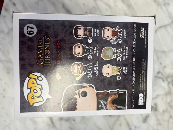 Funko Pop! Bran Stark #67 Game of Thrones Squished Box FP121824