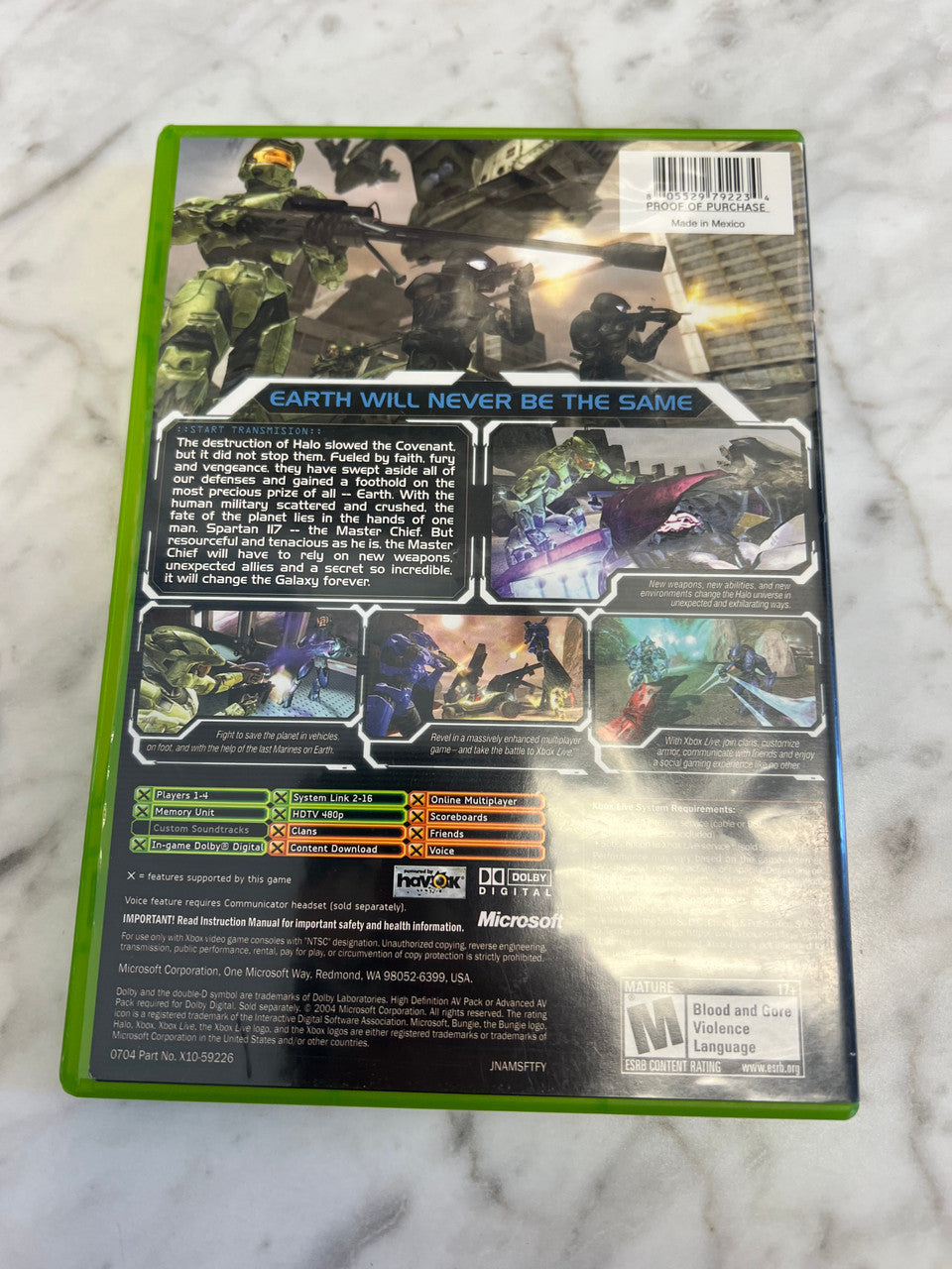 Halo 2 Original Xbox Complete used