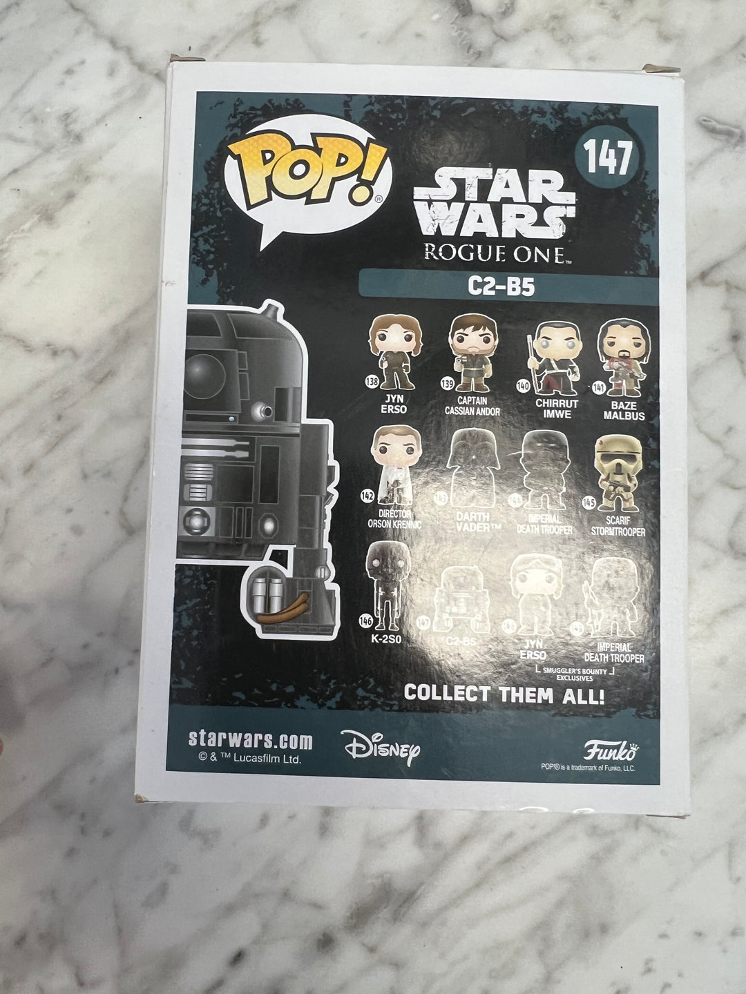 Funko Pop! C2-B5 #1147 Star Wars Rogue One FP121824